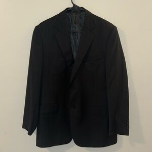 Balmain Super 120’s Wool Black Sport Coat